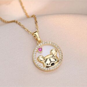 Disney Winnie The Pooh Gold Plated Necklace